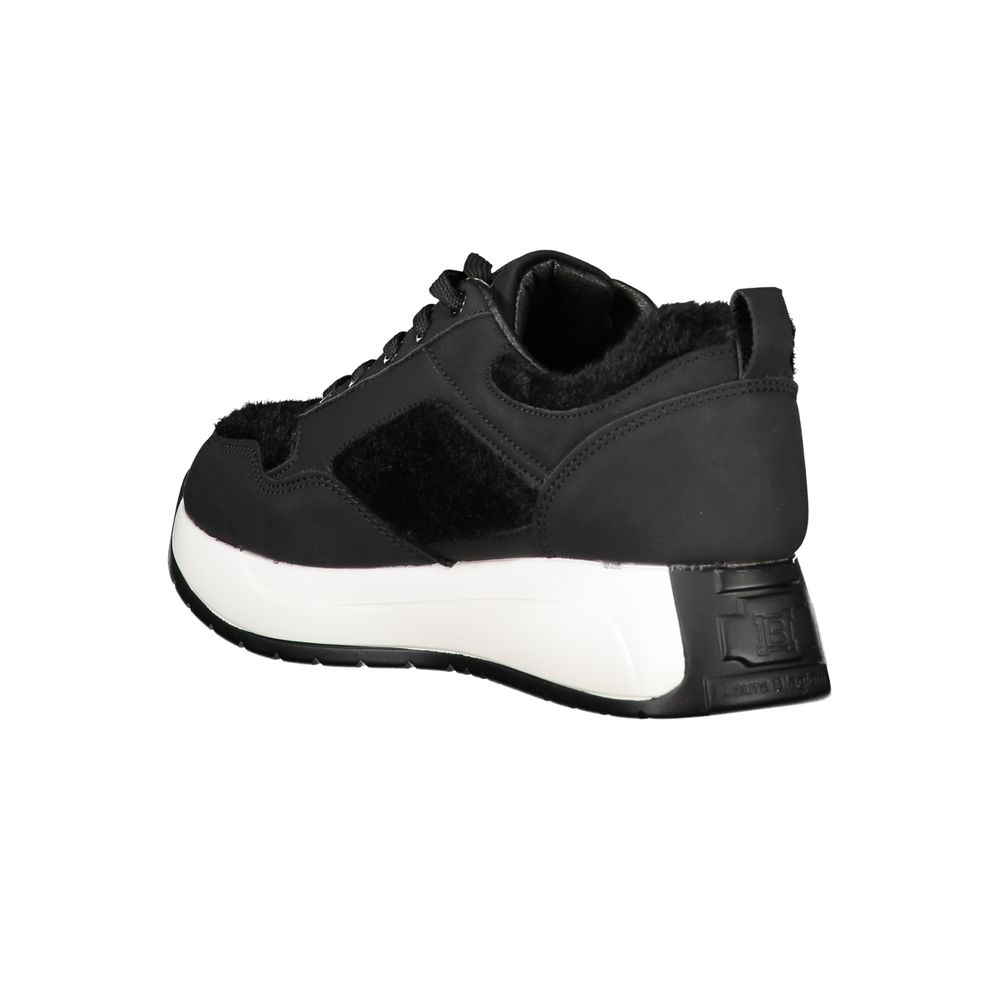 Laura Biagiotti Black Polyethylene Women Sneaker