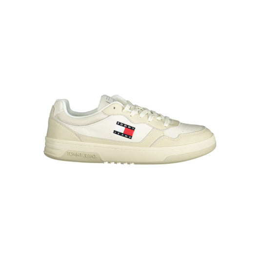 Tommy Hilfiger Beige Polyethylene Men Sneaker