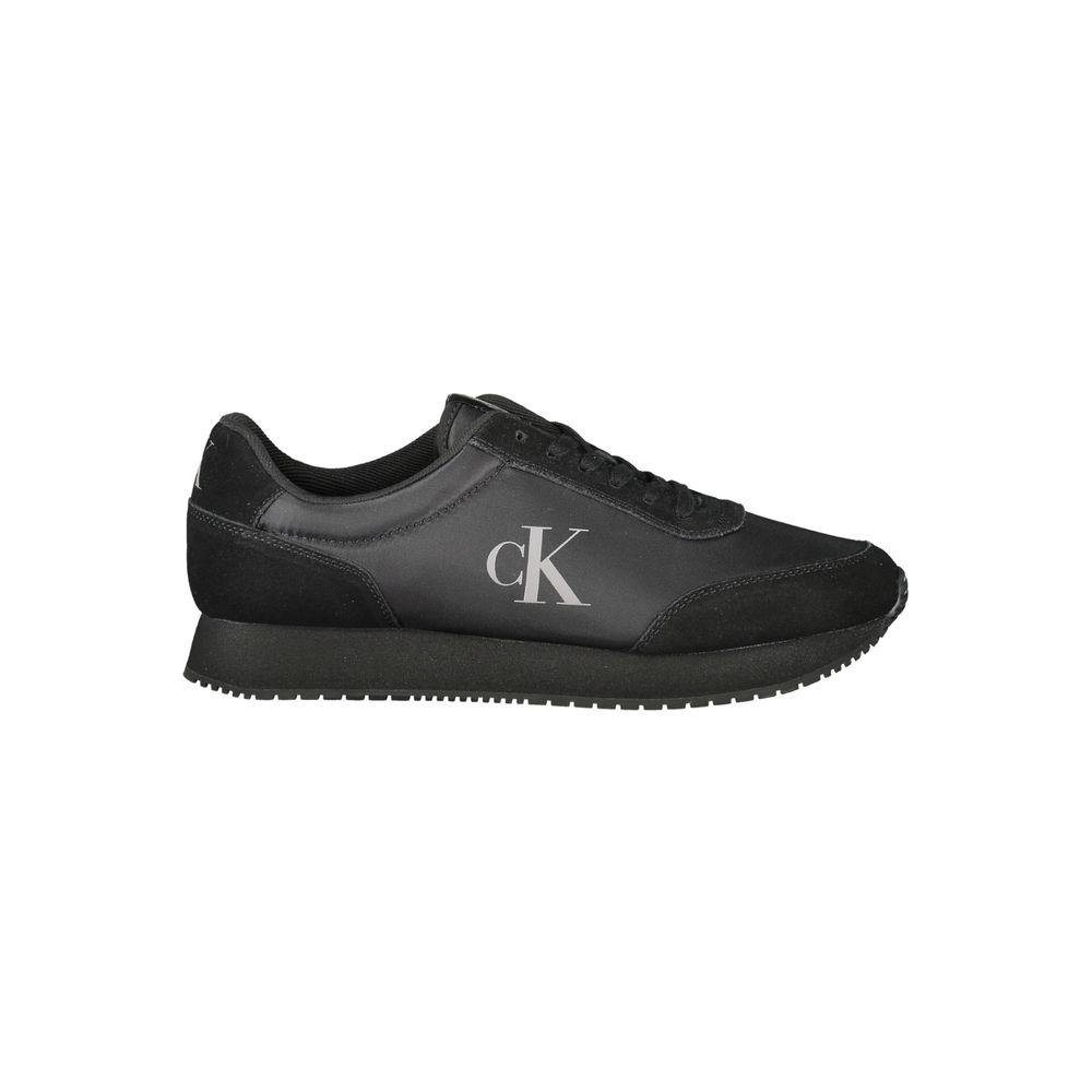 Calvin Klein Black Polyester Men Sneaker