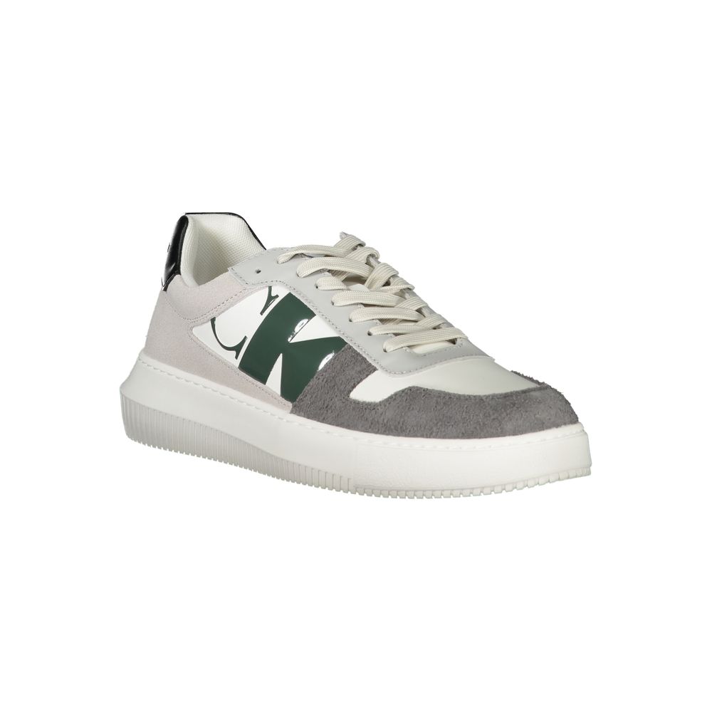 Calvin Klein White Polyethylene Men Sneaker