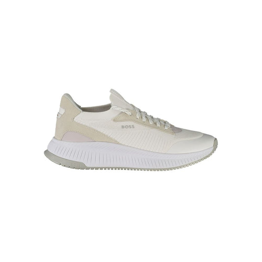 Hugo Boss White Polyethylene Men Sneaker