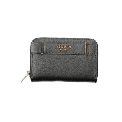 Guess Jeans Black Polyethylene Women Wallet