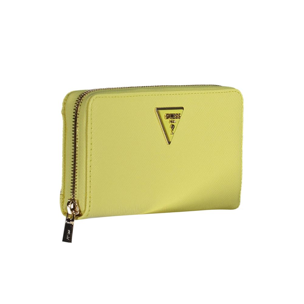 Guess Jeans Yellow Polyethylene Women Wallet