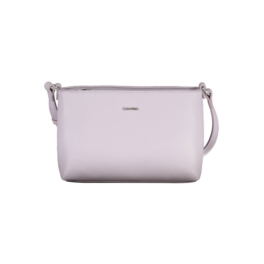 Calvin Klein – Lila – Polyester-Handtasche