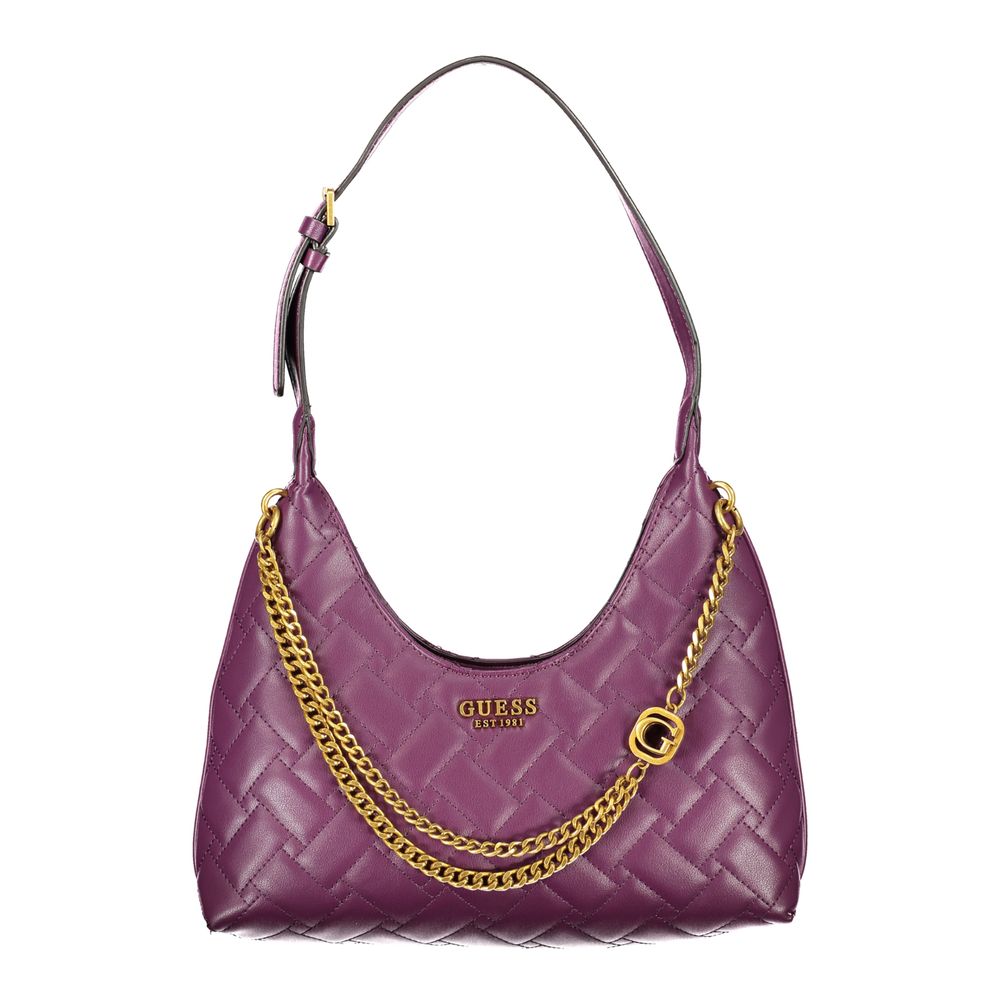 Guess Jeans – Violette Handtasche aus Polyethylen