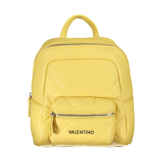 Valentino Bags – Gelber Rucksack aus Polyethylen