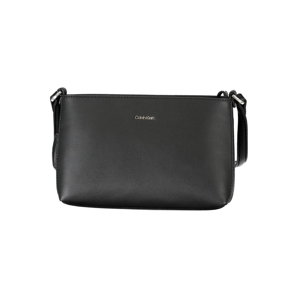 Calvin Klein – Schwarze Polyester-Handtasche