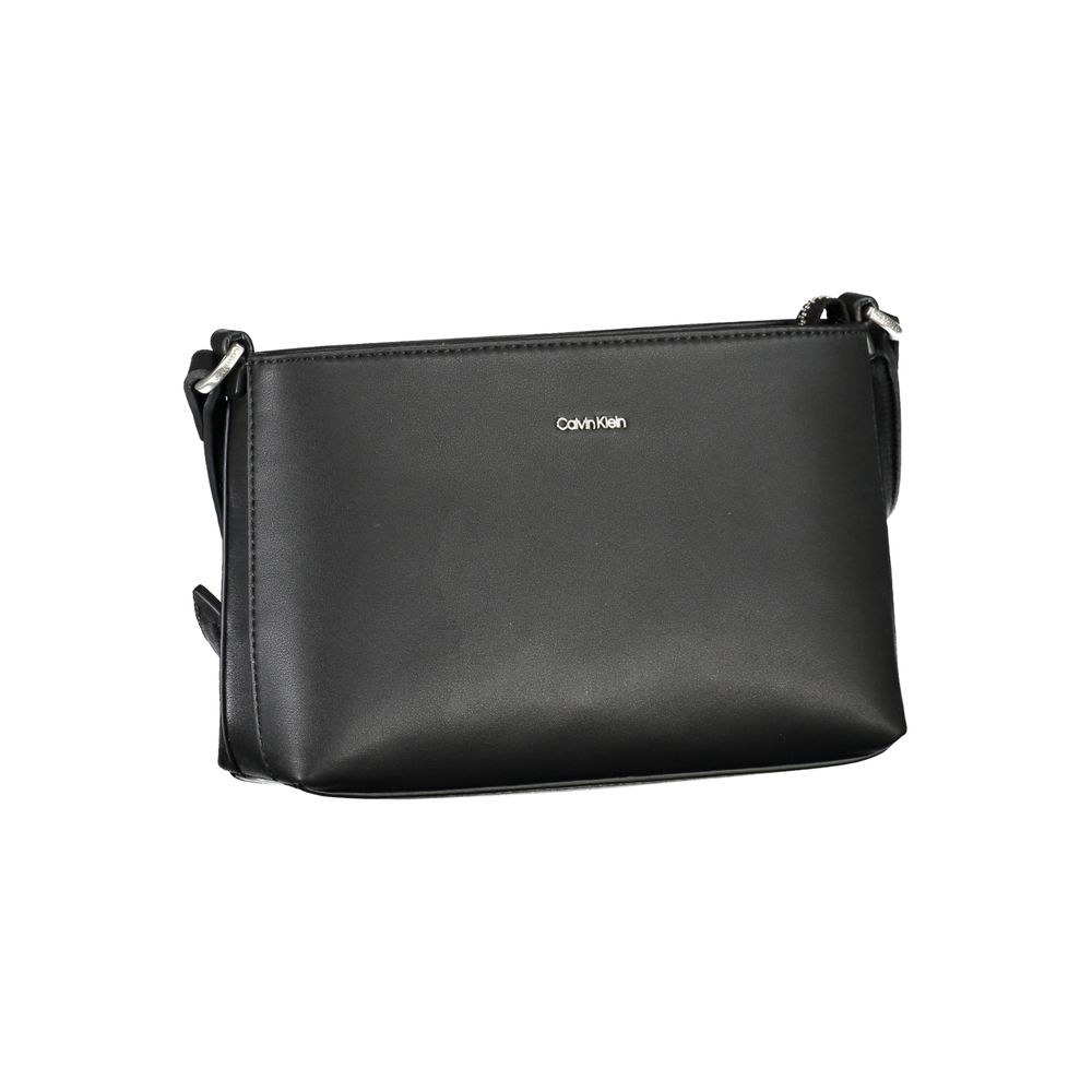 Calvin Klein – Schwarze Polyester-Handtasche