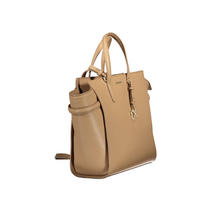 Calvin Klein Beige Polyester Damen Handtasche