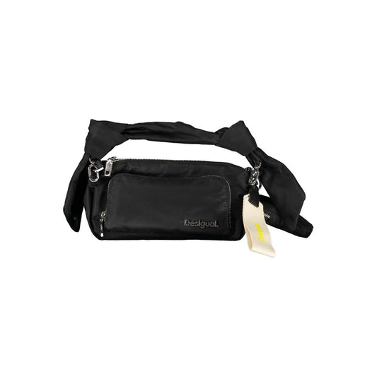 Desigual Schwarze Polyester-Handtasche