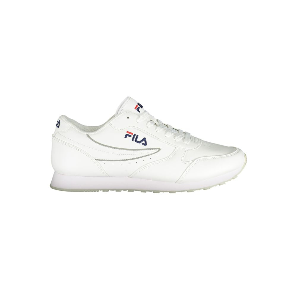 Fila – Pristine – Weiße Sport-Sneaker mit kontrastierenden Akzenten