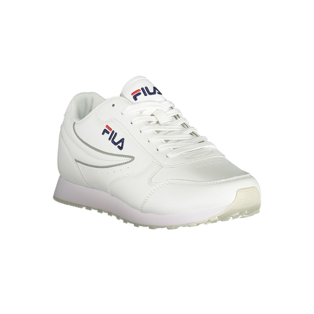 Fila – Pristine – Weiße Sport-Sneaker mit kontrastierenden Akzenten