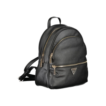 Guess Jeans Black Polyethylene Backpack