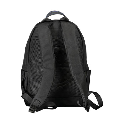 North Sails Black Polyester Men Backpack