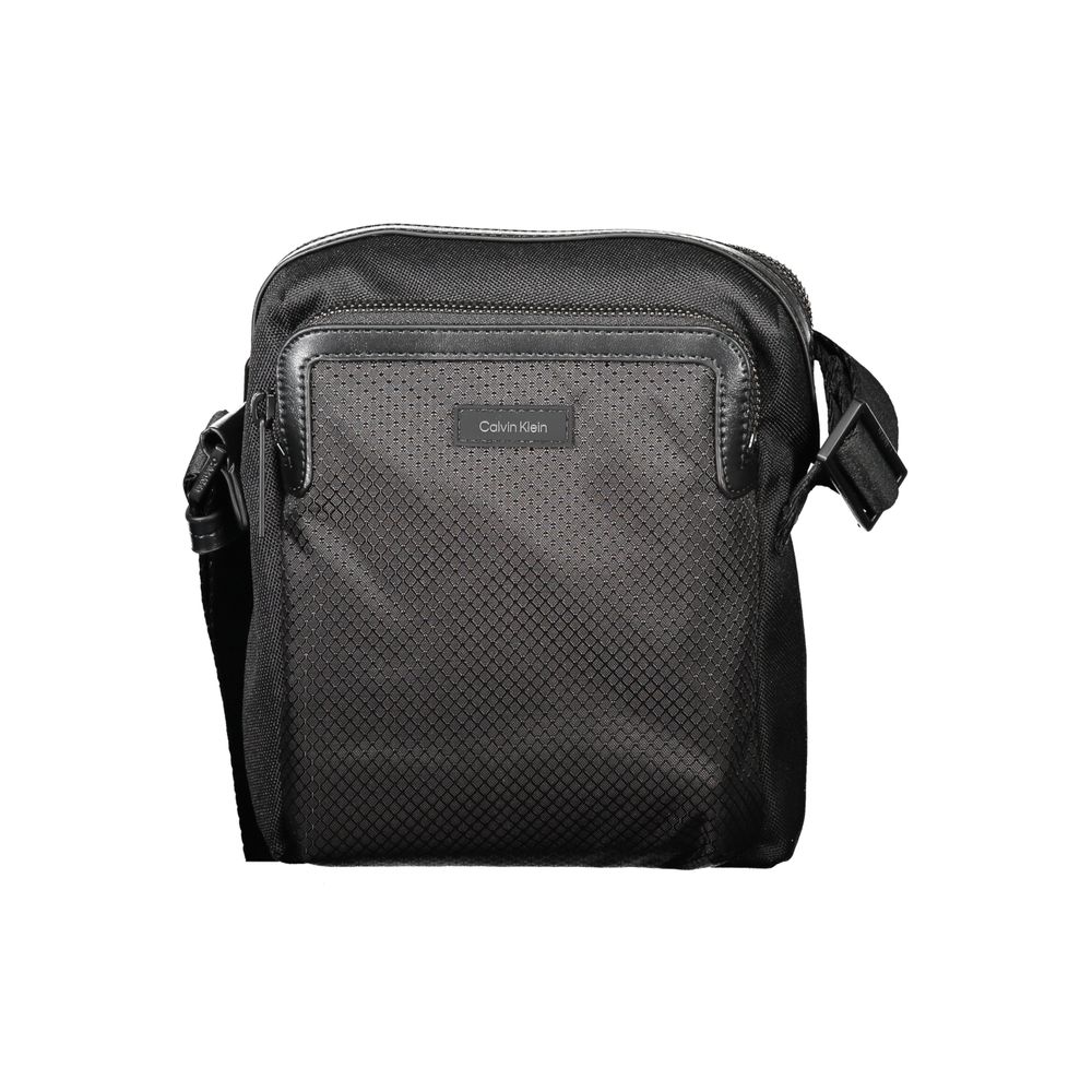 Calvin Klein Black Polyester Men Shoulder Bag