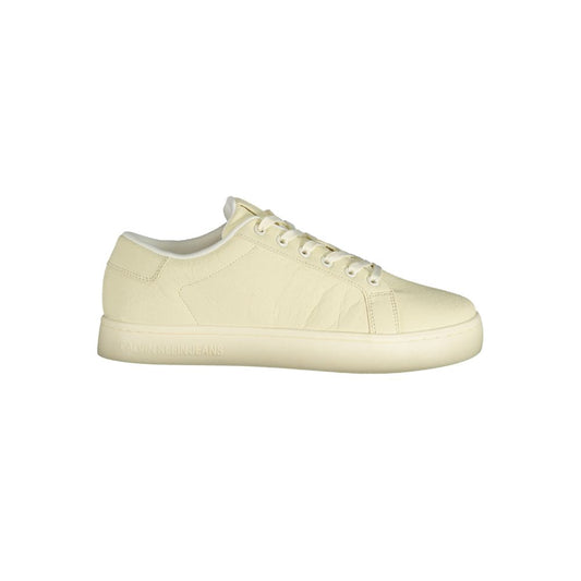 Calvin Klein White Polyester Men Sneaker