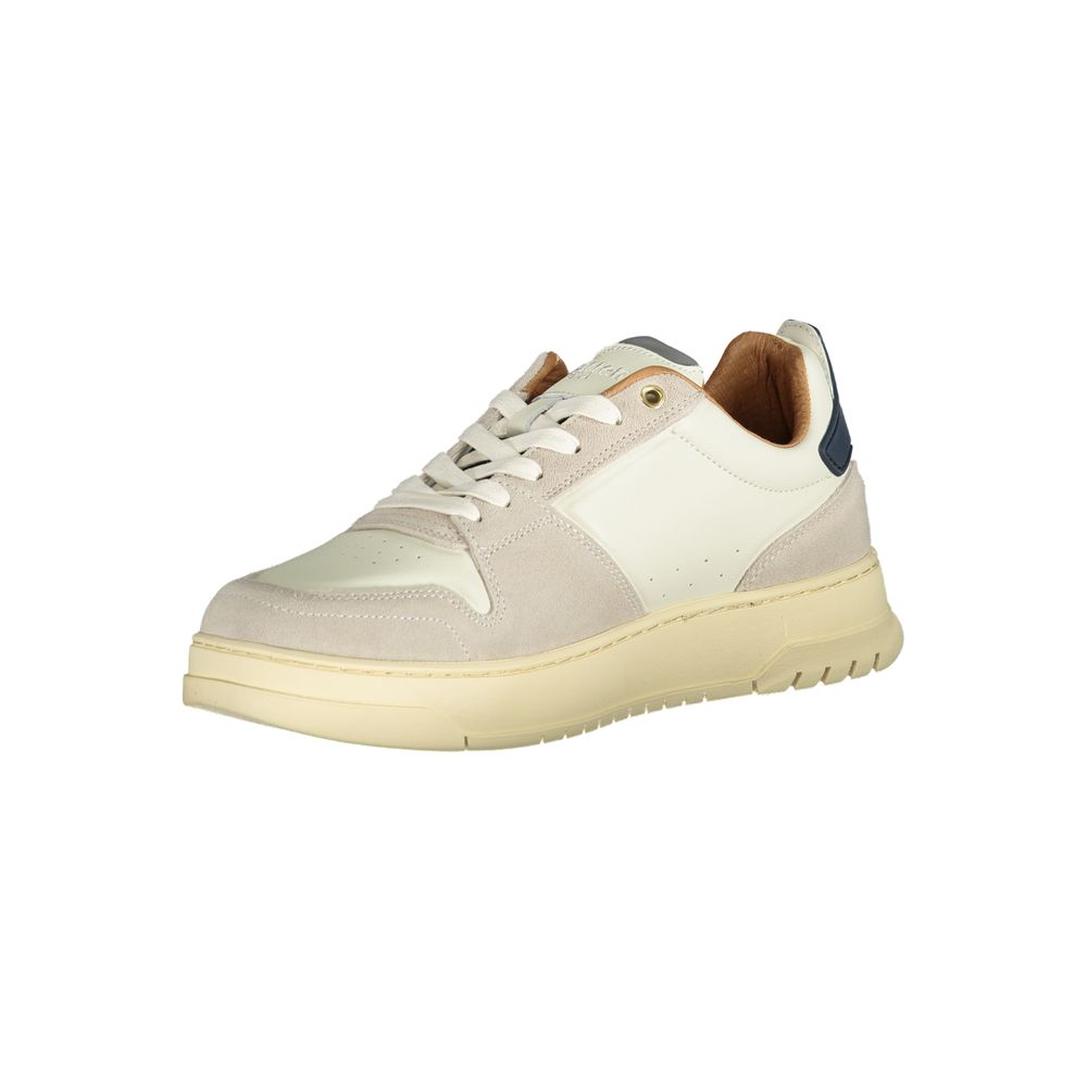 Blauer White Polyethylene Men Sneaker