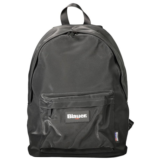 Blauer Black Polyester Men Backpack