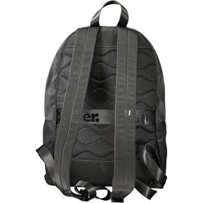 Blauer Black Polyester Men Backpack