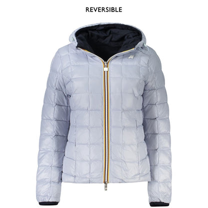 K-WAY Blue Polyamide Women Jacket