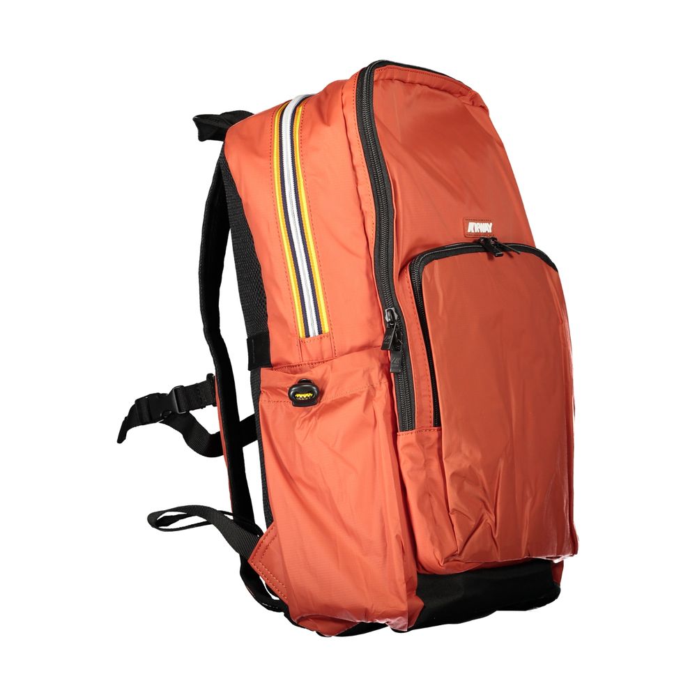 K-WAY Red Polyamide Men Backpack