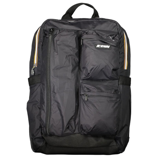 K-WAY Black Polyamide Men Backpack