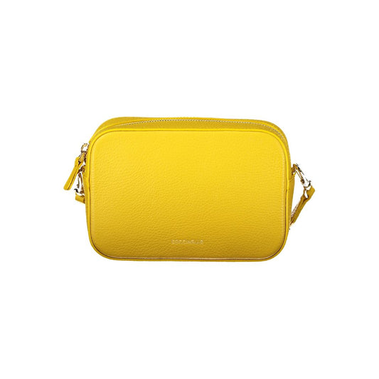 Coccinelle Yellow Leather Women Handbag