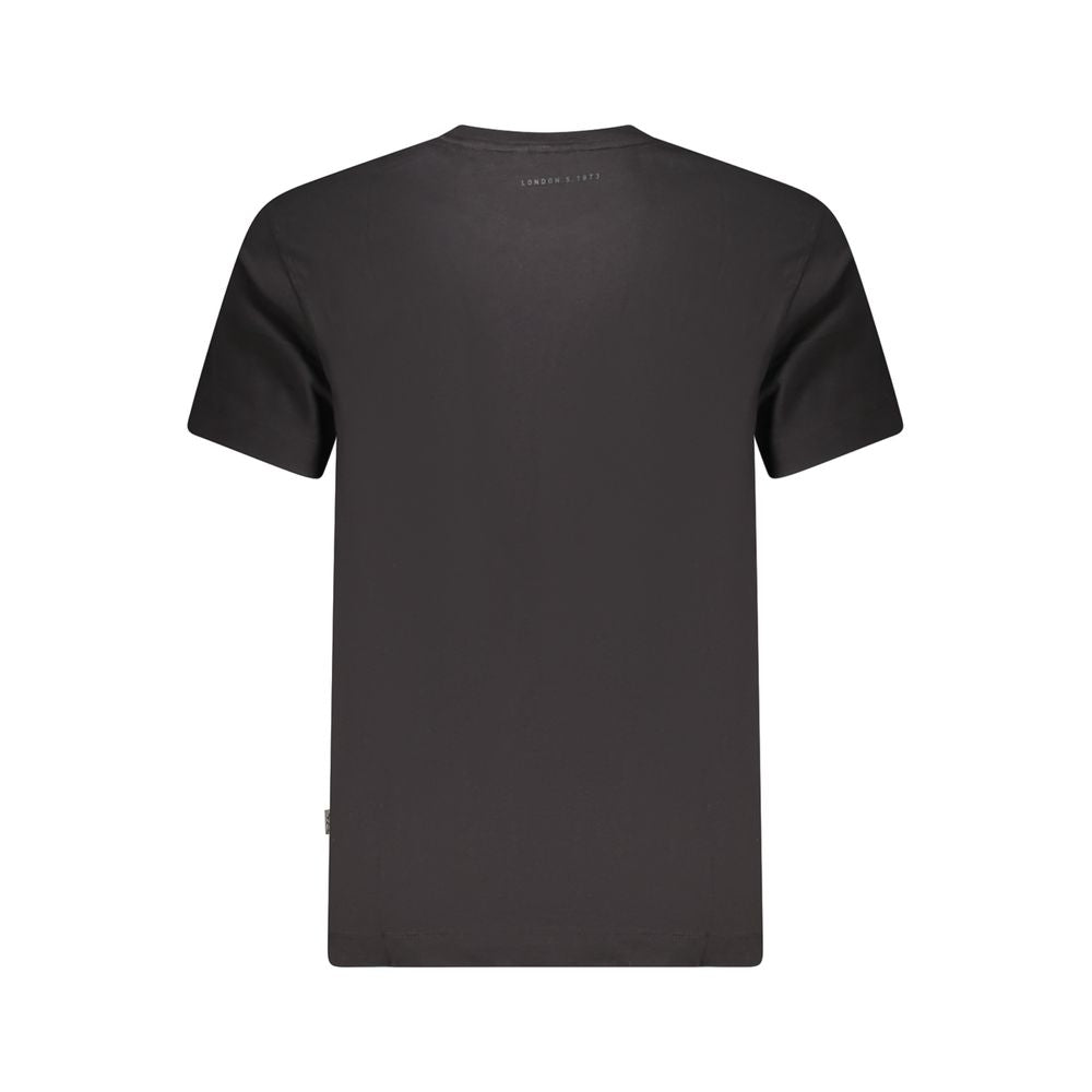 Pepe Jeans Black Cotton Men T-Shirt