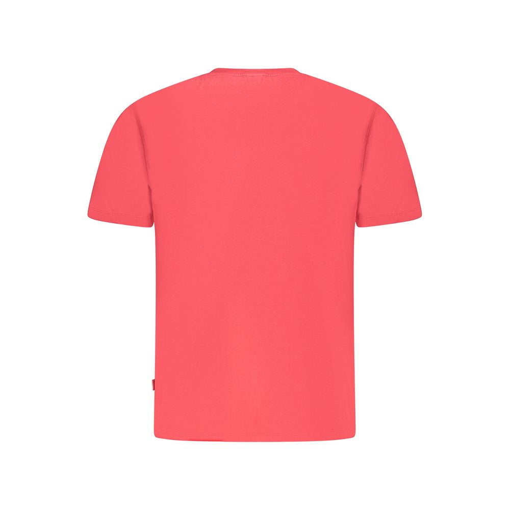 Pepe Jeans Red Cotton Men T-Shirt