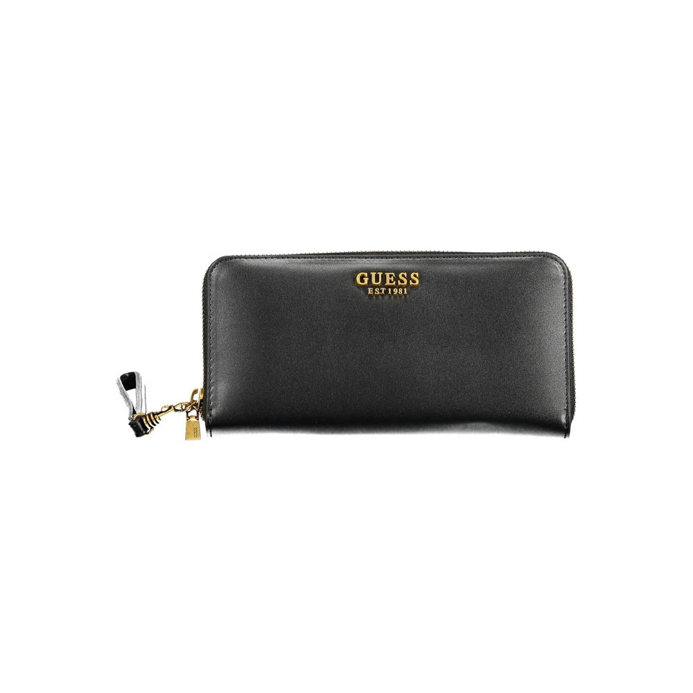 Guess Jeans Black Polyethylene Women Wallet