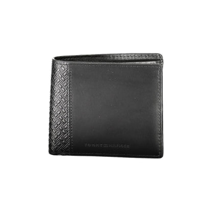 Tommy Hilfiger Black Leather Men Wallet