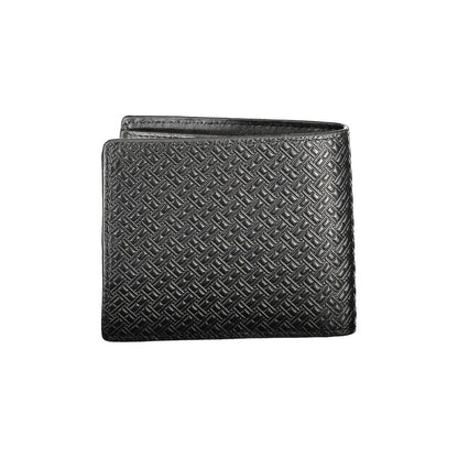 Tommy Hilfiger Black Leather Men Wallet