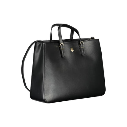 Tommy Hilfiger Black Polyethylene Women Handbag