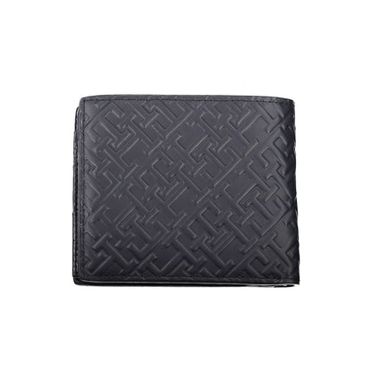 Tommy Hilfiger Blue Leather Men Wallet