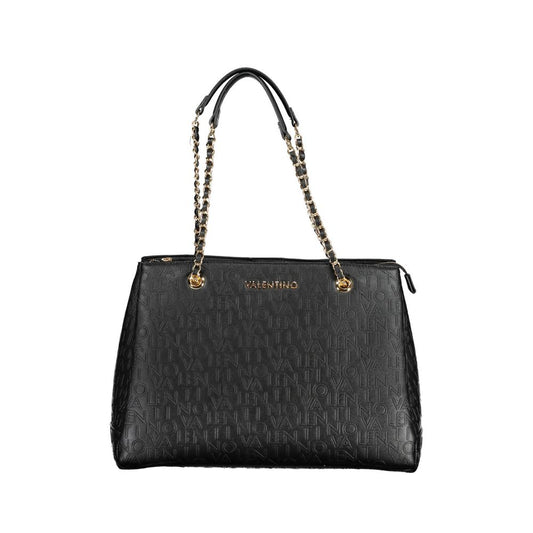 Valentino Bags – Schwarze Handtasche aus Polyethylen