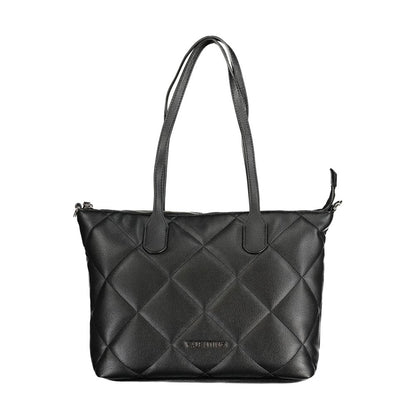 Valentino Bags – Schwarze Handtasche aus Polyethylen