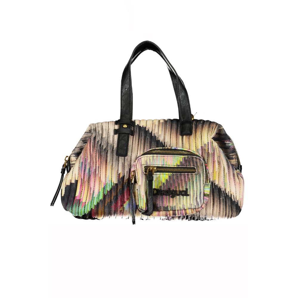 Desigual Schwarze Polyester-Handtasche