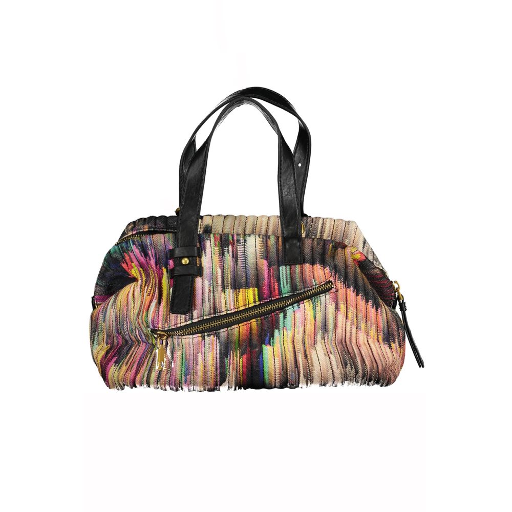 Desigual Schwarze Polyester-Handtasche