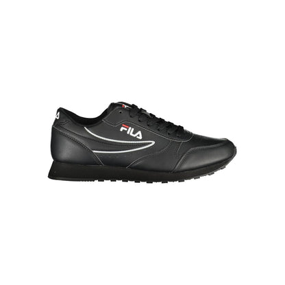 Fila – Elegante, schwarze Sport-Sneaker zum Schnüren