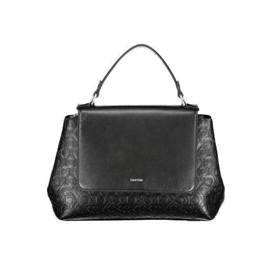 Calvin Klein – Schwarze Polyester-Handtasche