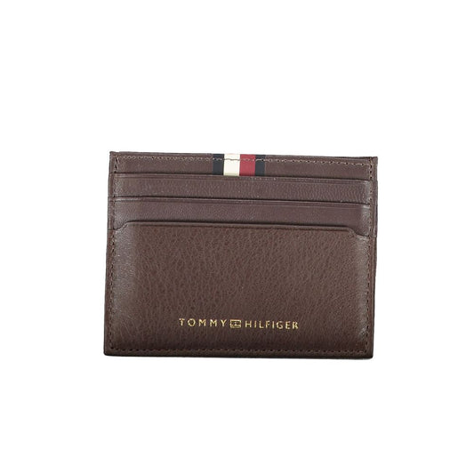 Tommy Hilfiger – Braune Leder-Geldbörse für Herren