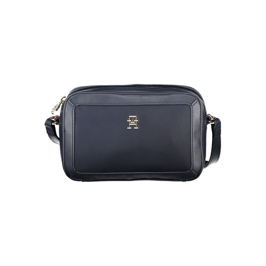 Tommy Hilfiger – Blaue Polyester-Handtasche