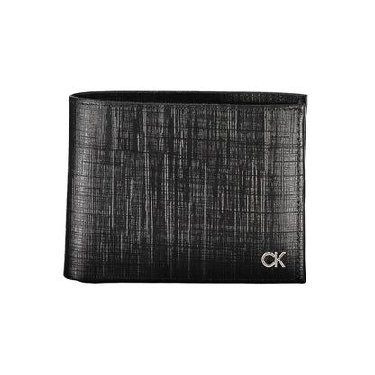 Calvin Klein Elegant Black Leather Wallet with RFID Blocking