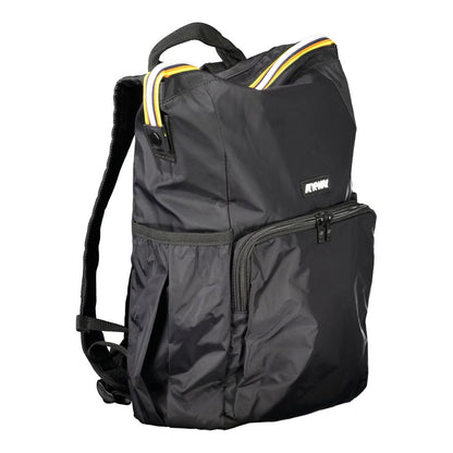 K-WAY Black Polyamide Men Backpack