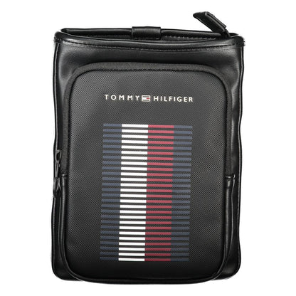 Tommy Hilfiger Black Polyethylene Men Shoulder Bag