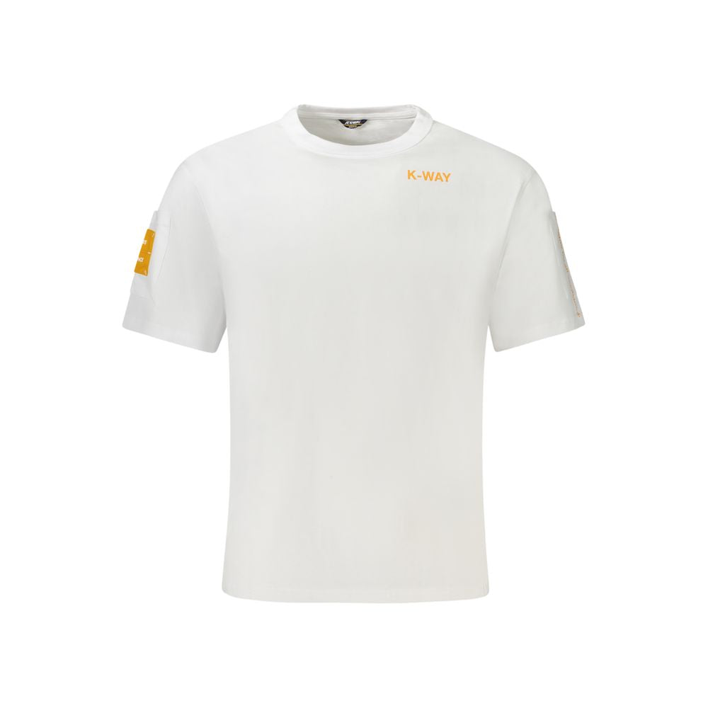 K-WAY White Cotton Men T-Shirt