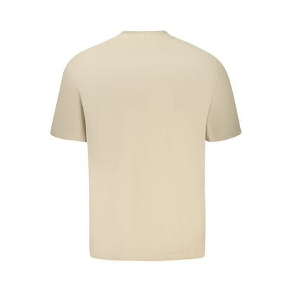 Guess Jeans Beige Cotton Men T-Shirt