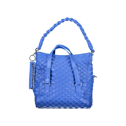 Desigual Blaue Polyethylen Damen Handtasche