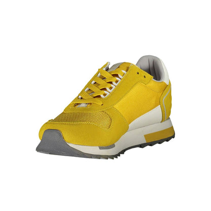 Napapijri Yellow Polyester Men Sneaker