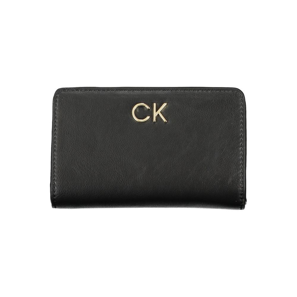 Calvin Klein – Schwarze Polyester-Handtasche